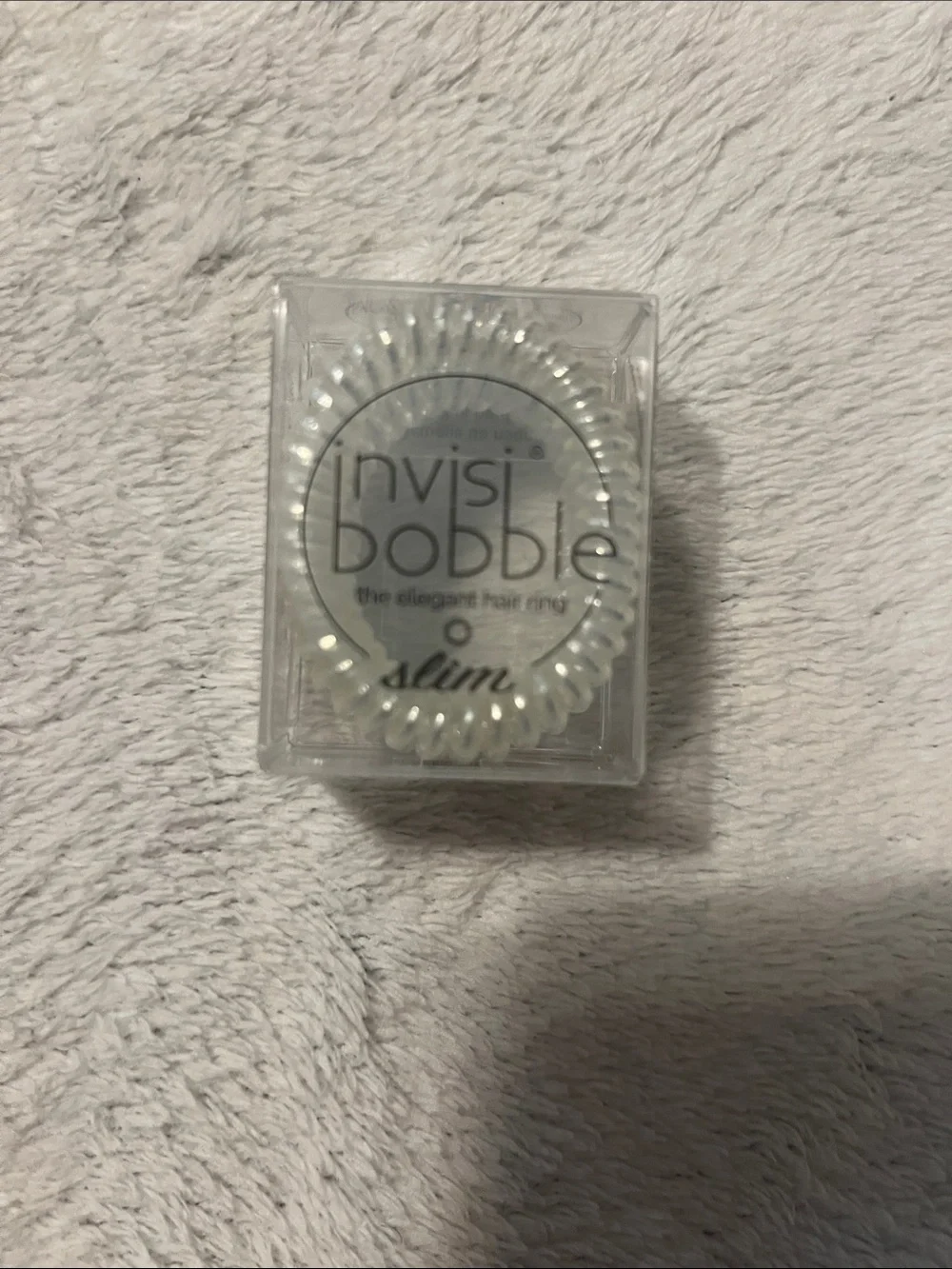 Slim invisibobble - Pearl White